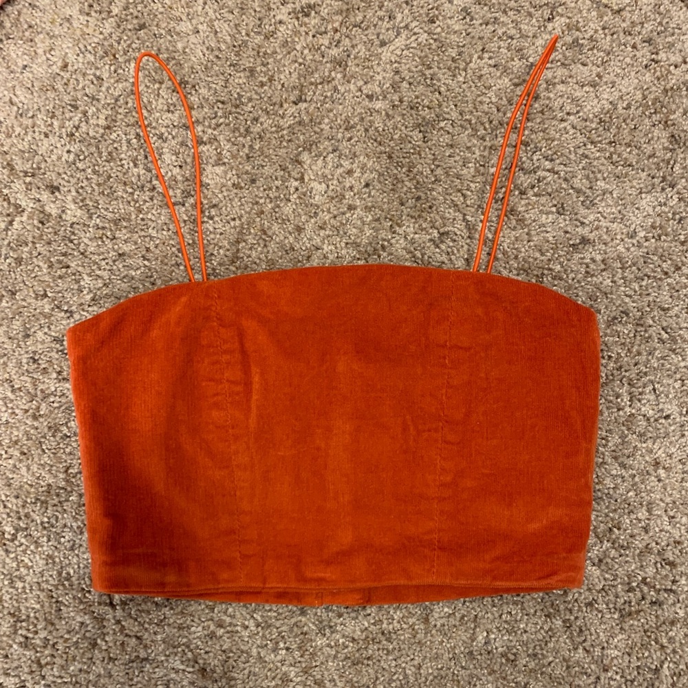 Corduroy Crop Top